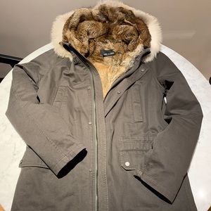 Yves Salomon Men’s fur lined parka
